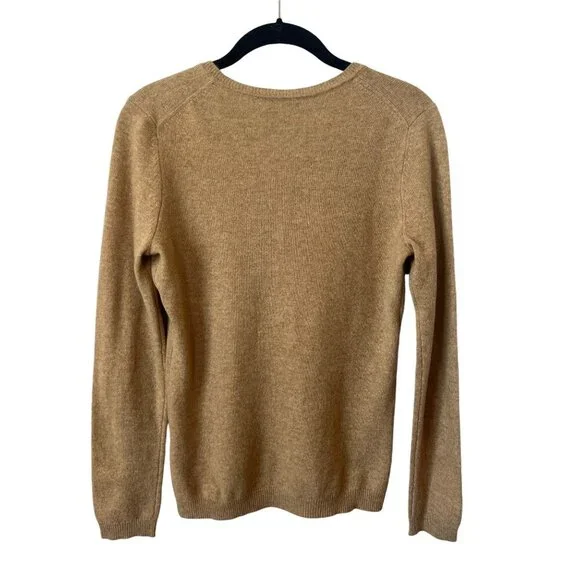 CHARTER CLUB LUXURY CASHMERE WOMENS V-NECK LONG SLEEVE SWEATER - Picture 2 of 6